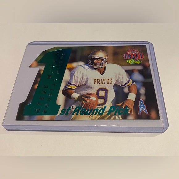 Steve McNair Rare! RC Rookie 1995 Classic Draft Football Card 1st Round Pick - Picture 1 of 3